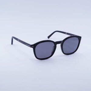 Tom Ford Jayson FT0752-N 01A Sunglasses Black Square Frame, Polarized Lenses